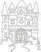 Castle Coloring Page