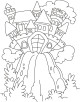 Castle Coloring Page