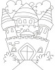 Castle Coloring Page