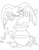 Crow Coloring Page