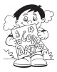 Fathers Day Coloring Page
