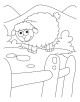 Sheep Coloring Page