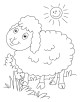 Sheep Coloring Page