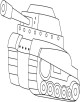 Tank Coloring Page