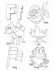 My A to Z Coloring Book Letter F coloring page