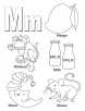 My A to Z Coloring Book Letter M coloring page