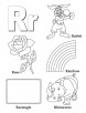 My A to Z Coloring Book Letter R coloring page