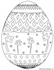 Easter egg coloring page 10