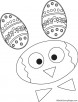 Cartoon bunny coloring page