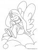 Fairy coloring page-6
