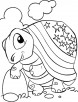 4th of july tortise coloring page