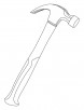 Claw hammer coloring pages
