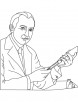 Jonas Edward Salk coloring page