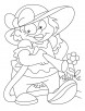 National Arbor day coloring page