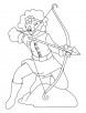 Perfect shooter coloring page