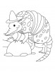Armadillo-the SPY coloring pages