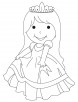 Beautiful frock coloring pages