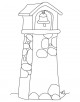 House and Building Coloring Page