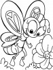 Whispering butterfly coloring pages