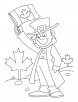 Feel the grandness of Canada coloring pages