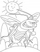 Cockroach hate sunlight coloring pages