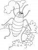 Cockroach dancing style coloring pages