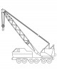Construction Vehicles and Tools Coloring Page