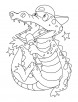 Crocodile-new singing superstar coloring pages