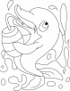 Dolphin sip which drink coloring pages