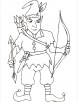 The greatest elf archer of the world coloring pages