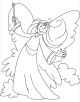 Fairy Coloring Page Fairy Coloring Page