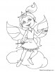 Fairy coloring page-11