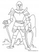 Fighter for a lord coloring page