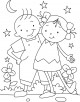 Friendship Day Coloring Page