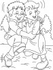 I want a true friend like you coloring page