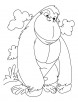 Winner gorilla coloring pages