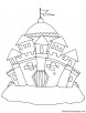 Grand castle printable coloring page