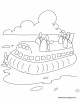 Hovercraft Coloring Page