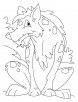 Cunning jackal coloring pages