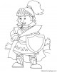Knights Coloring Page