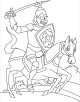 Knights Coloring Page Knights Coloring Page