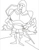 Knights Coloring Page Knights Coloring Page