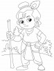 Lord krishna the protector coloring pages