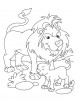 Lion and Cub coloring page