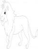 Cartoon lion coloring page