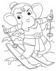Lord Ganesha coloring page