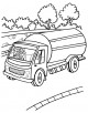 Tanker Truck Coloring Page
