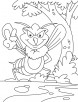 Water or air, mosquito everywhere coloring pages