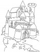 New castle coloring page