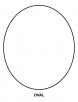 Oval coloring page